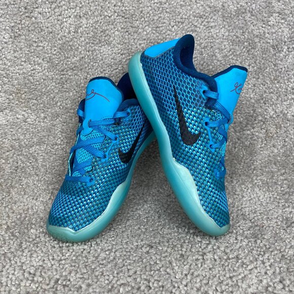 Nike 2014 Kobe Flight Sneakers In Blue Lagoon 726069-403 Toddler US Size 9c - Picture 2 of 9